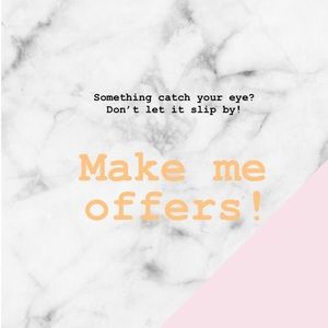 Reasonable negotiations welcome!